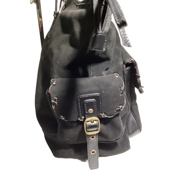 Hype suede leather tote bag - Picture 3 of 7